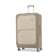 American Tourister Cascade Softside 4 Wheel Spinner, TSA Lock, Lightweight Suitcase, Men and Women U2