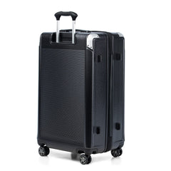 Travelpro Platinum Elite Hardside Expandable Spinner Wheel Luggage TSA Lock Hard Shell Polycarbonate Suitcase ( Shadow Black , Checked- Large 28-Inch ) Shadow Black Checked Large 28 Inch U3