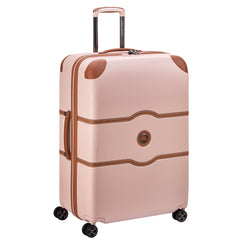 DELSEY Paris Chatelet Air 2.0 Hardside Luggage with Spinner Wheels ( Blush , Checked-Large 28 Inch ) Blush Checked Large 28 Inch U1
