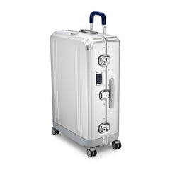 ZERO Halliburton Pursuit Aluminum Hardside Travel Case Silver Large Travel Case U2