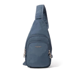 Baggallini Securtex Anti-Theft Daytripper Sling ( Mist , One Size ) Mist One Size U1