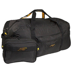 A.Saks 36” Lightweight Folding Duffel w/Pouch ( Black , One Size ) Black One Size U4
