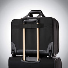 Samsonite Women's Mobile Solution Business ( Black , Upright Wheeled Mobile Office ) Black Upright Wheeled Mobile Office U8