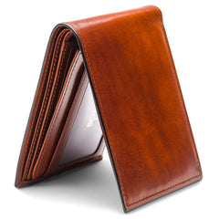Bosca Old Leather Continental I.D. Wallet Amber One Size U1