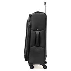 Atlantic Luggage Ultra Lite Softside Expandable Spinner ( Jade Black , Checked Medium 25-Inch ) Jade Black Checked Medium 25 Inch U6