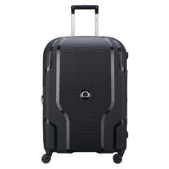 DELSEY Paris Clavel Hardside Expandable Luggage with Spinner Wheels ( BLACK , Checked-Medium 25 Inch ) BLACK Checked Medium 25 Inch U4