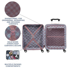 Travelpro Maxlite 5 Hardside Spinner Wheel Luggage Dusty Rose Carry On 19 Inch U2