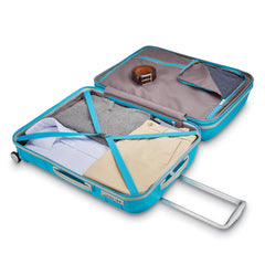 Samsonite Freeform Hardside Expandable with Double Spinner Wheels ( Ocean Blue , Checked-Large Spinner ) Ocean Blue Checked Large Spinner U9