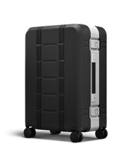 D_b_ Ramverk Pro Hardside Spinner Luggage Collection ( Silver , Checked-Medium ) Silver Checked Medium U1