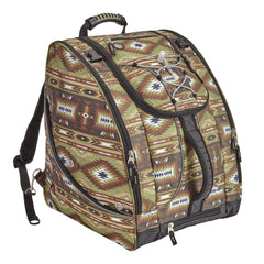 Athalon Everything Ski Boot Bag and Backpack Plus– Ski - Snowboard – Holds Everything – (Ski Boots, Helmet, Goggles, Gloves) ( Earth/Aztec , One Size ) Earth/Aztec One Size U1