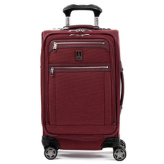 Travelpro Platinum Elite Softside Expandable Luggage, 8 Wheel Spinner Suitcase, USB Port, Suiter, Men and Women Bordeaux Carry On 21 Inch U5