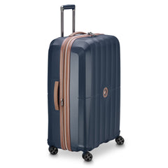DELSEY Paris Carrousel Hardside Expandable Luggage with Spinner Wheels Navy Checked Large 28 Inch U1