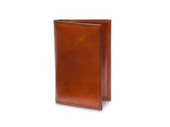 Bosca Old Leather Calling Card Case Amber Brown One Size U1