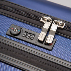 Delsey Paris Helium Shadow Hardside Luggage Expandable Spinner Trolley Collection ( Navy , Checked-Medium 25 Inch ) Navy Checked Medium 25 Inch U1