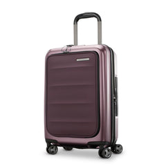 Samsonite Octiv Hardside Spinner ( Amethyst Purple , Front Pocket Carry-On 21 inch ) Amethyst Purple Front Pocket Carry On 21 Inch U4