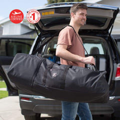 J.L. Childress Heavy Duty Umbrella Stroller Travel Bag with Padded End for Wheels Black One Size U1
