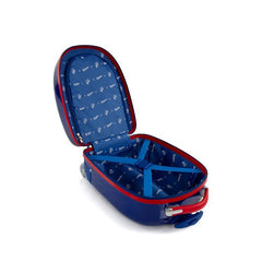 Heys America Major League Baseball Officially Licensed Expandable Spinner Luggage Navy 18 Inch U1