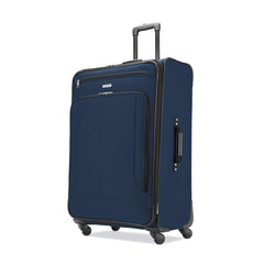 American Tourister Pop Max Softside Luggage with Spinner Wheels ( Navy , 3-Piece Set (21/25/29) ) Navy 3 Piece Set 21 25 29 U9