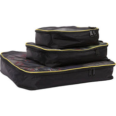 A.SAKS Luggage Packing Essentials, Squares, Paks ( Black , Squares ) Black Squares U1