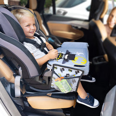J.L. Childress DC Comics Batman 3-in-1 Travel Tray & iPad Tablet Holder, Car Seat Lap Tray for Toddlers & Kids U1