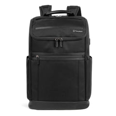 Travelpro Crew Executive Choice 3 Large Backpack Fits Up to 15.6 Laptops and Tablets, USB a and C Ports, Men and Women Jet Black Medium U1