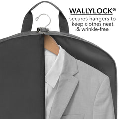 WallyBags 40" Deluxe Travel Garment Bag ( Graphite , 40-inch ) Graphite 40 Inch U1