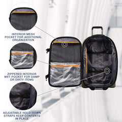 Travelpro Unisex-Adult Bold Softside Expandable Rollaboard Upright Luggage ( Olive/Black , Checked-Medium 25-Inch ) Olive/Black Checked Medium 25 Inch U2