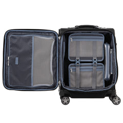 Travelpro Platinum Elite Softside Expandable Luggage, 8 Wheel Spinner Suitcase, USB Port, Suiter, Men and Women U8
