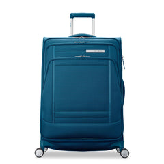 Samsonite UpLIFT Lightweight Softside Expandable Luggage ( Cerulean Blue , Medium Checked ) Cerulean Blue Medium Checked U1