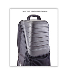 Samsonite "The Protector Hardside and Softside Golf Travel Bag with Shark Wheels, Waterproof Exterior Blue One Size U2