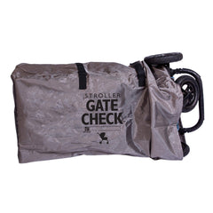 J.L. Childress DELUXE Gate Check Bag for Single & Double Strollers - Premium Heavy-Duty Durable Air Travel Bag, Adjustable Shoulder Straps - Fits Most Single & Double Strollers, Grey ( Grey ) Grey U1