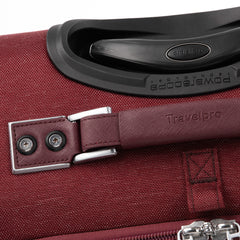 Travelpro Platinum Elite Softside Expandable Luggage, 2 Wheel Upright Suitcase, USB Port, Men and Women ( Bordeaux , Carry-On 22-Inch ) Bordeaux Carry On 22 Inch U10