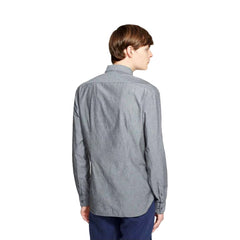 John Varvatos Star U.S.A. Men's Stitch Patterend Shirt ( Kelp , 2X-Large ) Kelp 2 X Large U1