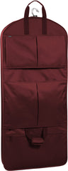WallyBags® 48” Deluxe Tri-Fold Travel Garment Bag with three pockets ( Merlot , 48-inch ) Merlot 48 Inch U1
