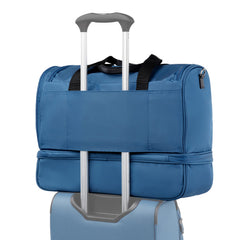Travelpro Maxlite 5 Carry on Weekender with Drop-Bottom Compartment, Lightweight Overnight Travel Duffel Bag ( Ensign Blue , 19-Inch ) Ensign Blue 19 Inch U3