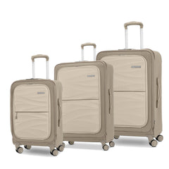 American Tourister Cascade Softside 4 Wheel Spinner, TSA Lock, Lightweight Suitcase, Men and Women U1