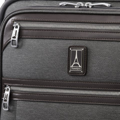 Travelpro Platinum Elite Softside Expandable Checked Luggage, 8 Wheel Spinner Large Suitcase, TSA Lock, Men and Women ( Vintage Grey , Carry-On 19-Inch ) Vintage Grey Carry On 19 Inch U4