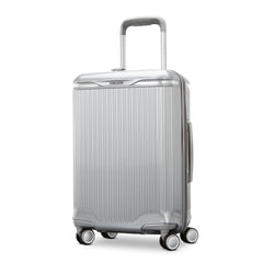Samsonite Silhouette 18 Hardside Carry-On Expandable Spinner ( Metallic Silver , One Size ) Metallic Silver One Size U2