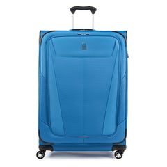 Travelpro Maxlite 5 Softside Expandable Luggage with 4 Spinner Wheels, Lightweight Suitcase, Men and Women Azure Blue Checked Large 29 Inch U1