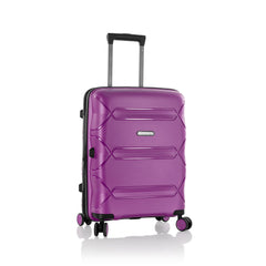 Heys Milos Durable and lightweight luggage, made with Duraflex impact-resistant material, TSA Combination Lock, Dual Spinner Wheels, and Expandable ( Plum , 21-Inch Carry-On ) Plum 21 Inch Carry On U1