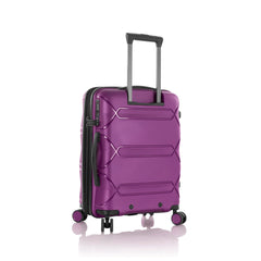 Heys Milos Durable and lightweight luggage, made with Duraflex impact-resistant material, TSA Combination Lock, Dual Spinner Wheels, and Expandable ( Plum , 21-Inch Carry-On ) Plum 21 Inch Carry On U1