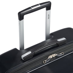 DELSEY Paris Jessica Hardside Expandable Luggage with Spinner Wheels ( Black , Checked-Medium 25-Inch ) Black Checked Medium 25 Inch U4