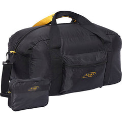 A.SAKS 22” CarryOn Nylon Duffel Bag w/Pouch ( Black , 22-inch ) Black 22 Inch U1