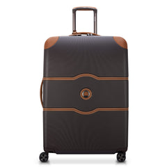 DELSEY Paris Chatelet Air 2.0 Hardside Luggage with Spinner Wheels ( Chocolate Brown , Checked-Large 28 Inch ) Chocolate Brown Checked Large 28 Inch U6