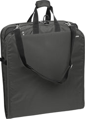 WallyBags 52" Premium Travel Garment Bag with shoulder strap and two large pockets ( Grey , 52-Inch ) Grey 52 Inch U1