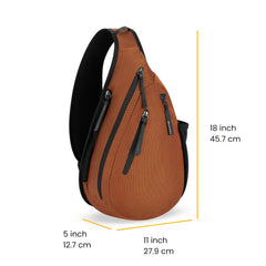 Sherpani Esprit, Anti Theft Sling Bag, Sling Backpack, 10L Travel Bag, Crossbody Backpack, Travel Gift for Women, Fits 10 Inch Tablet ( Morocco , One Size ) Morocco One Size U1