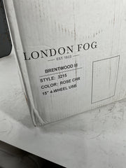 Brentwood III 15" 4-Wheel Under Seat Bag by London Fog Navy, Bronze 15 inches U1