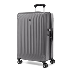 Travelpro Maxlite Air Hardside Expandable Luggage, 8 Spinner Wheels, Lightweight Hard Shell Polycarbonate Shadow Grey Checked Medium 25 Inch U6