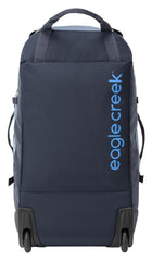 Eagle Creek Cargo Hauler Wheeled Duffel Travel Bag with Backpack Straps and Handles, Lockable U-Lid Opening, End Compartments, and Compression Straps Glacier Blue 110 L U1