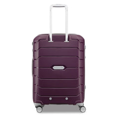Samsonite Freeform Hardside Expandable with Double Spinner Wheels ( Amethyst Purple , Checked-Medium 24-Inch ) Amethyst Purple Checked Medium 24 Inch U1